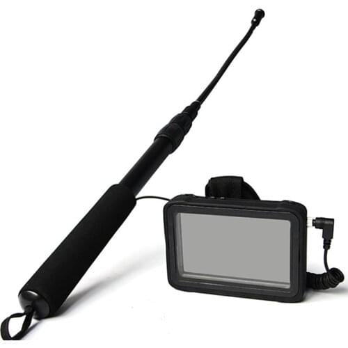 1.5m Pole Professional Portable 5" DVR Inspection Device Camera 1080P for Automobile Chassis Explosive Vehicle Tube Inspector