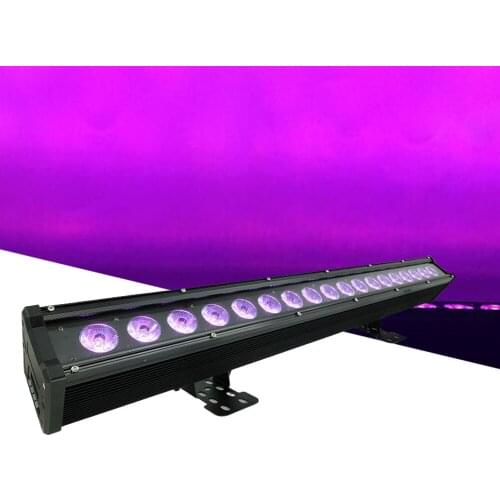 LED 18X18W RGBWA 5IN1 Wall Washer Bar Light DMX512 Control Led Wash Beam Stage Light Music DJ Disco Party Wedding Show Light
