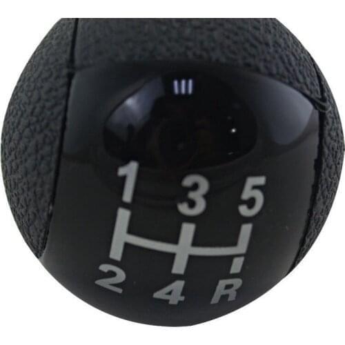 5 Speed MT Gear Stick Shift Knob Car for Ford Focus Mondeo MK3 S-MAX C-MAX Mustang Galaxy Fiesta MK6 Transit Black