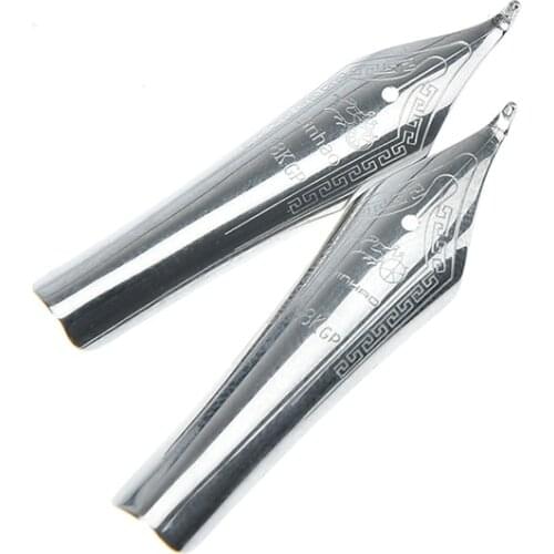 1pc 750 159 silver fountain pen curved tip diy for jinhao