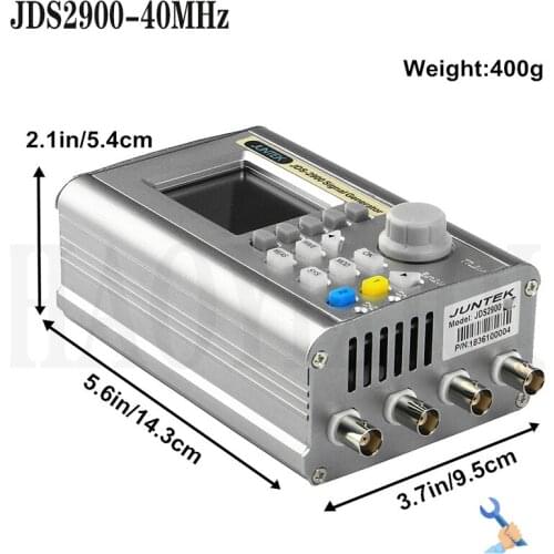 JDS2900 DDS Signal Generator Counter 40MHz High Precision Dual-Channel Arbitrary Waveform Function Generator Frequency Meter