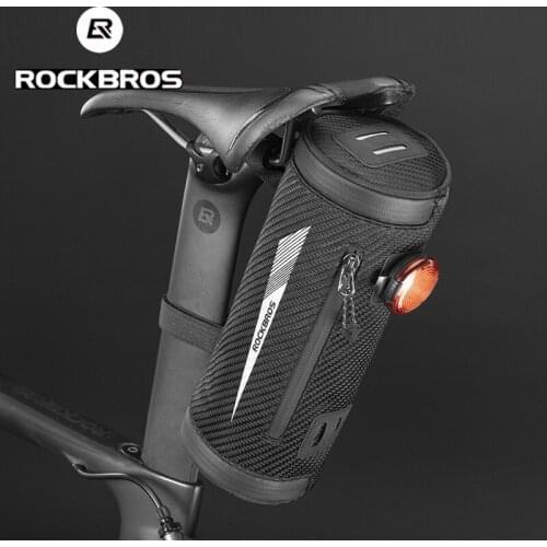 ROCKBROS Bicycle Bags Large Capacity Drum Bag Front Beam Hanging Handle Bag MTB Road Bike Folding Bike Storage Riding Accessorie