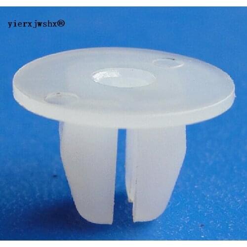 Yierxjwshx #10 Screw Size Bumper License Plate Nut Bracket Clip Fasteners Car Rivets car plastic fastener clip