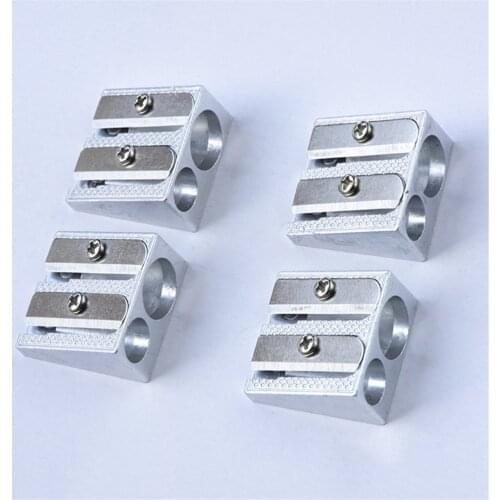 1/3/5pcs Simple Silver Pencil Sharpener Metal Lovely Stationery Metal Steel Blades Pens Cutter Tool School Office Supplies