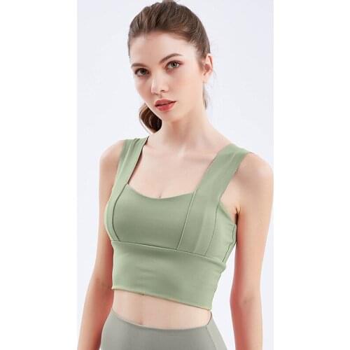 2021 bra new collection without steel ring sports underwear shockproof large size beautiful back underwear ladies yoga vest