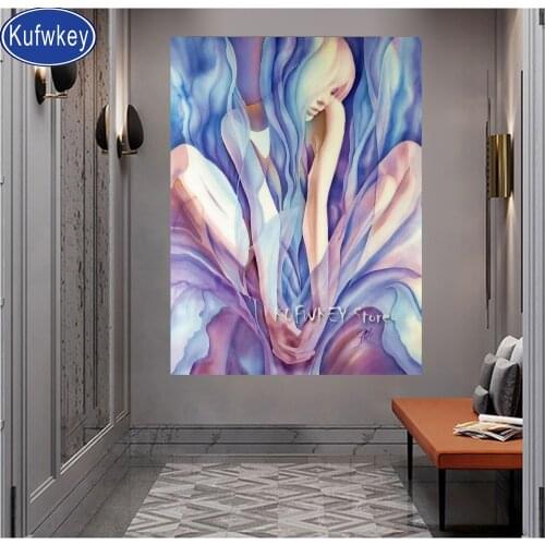 5D round square diamond embroidery abstract lady Diy full sets girl pictures rhinestones icon diamond painting mosaic home decor