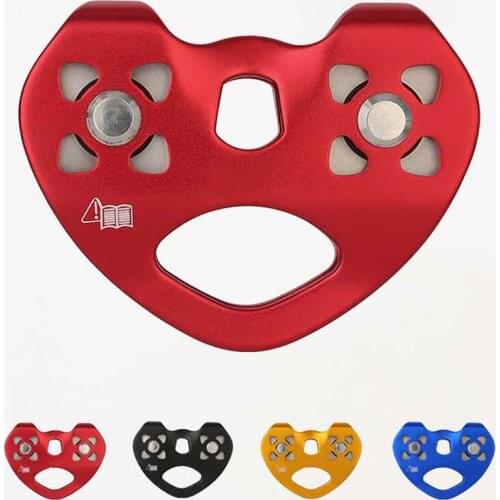 25KN Climbing Ascender Fall Protection Belay Device Climbing Rope Grip Clamp for Rock Climbing Mountaineering Tree Arborist