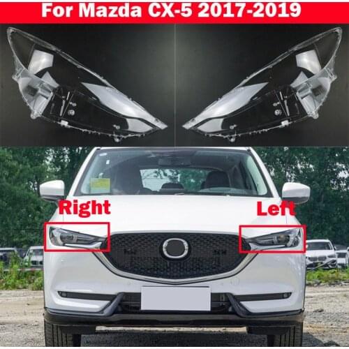 Transparent Cover Headlight Glass Shell Lamp Shade Headlamp Lens Cover For Mazda CX-5 2017 2018 2019