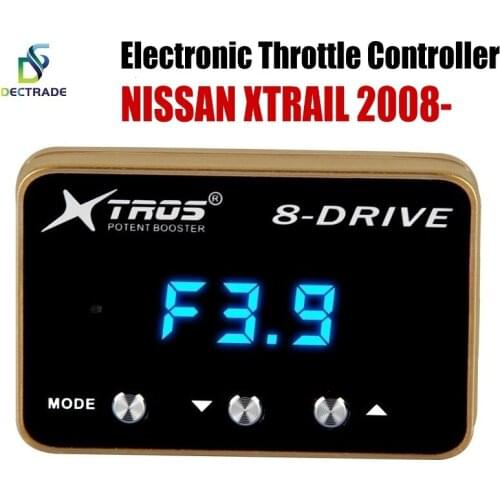 Dectrade Car Electronic Throttle Controller Racing Accelerator Potent Booster For Nissan X-Trail 2008- Tuning Parts 8 Drive