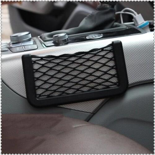 8*15CM Car Organizer Net Sticking Holder Pocket trunk for MAN BYD Mini Maruti Suzuki Jaguar Fiat Polaris