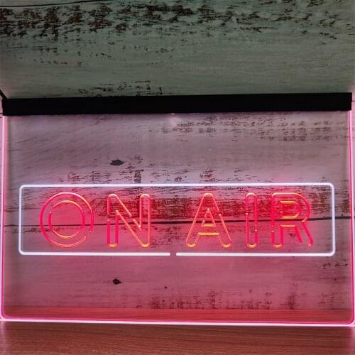 Ss003 On Air Signal Recording Studio Room Decoration Dual Color Led Neon Sign