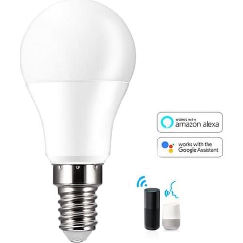 E27/B22/E26/E14 Smart Bulb RGB LED Wifi Light Bulb Lamp For Android Apple Remote Control