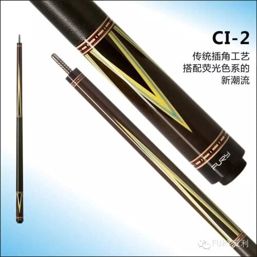FURY CI-2 Pool Cue With Gifts 13mm Tiger Everest Tip HTE Shaft High-Quality Maple Inlay Technologia Billiard For Ameriacn Pool
