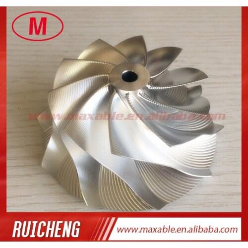 GT3584R 67.30/84.44mm 10+0 blades point milling high performance turbo billet/milling/aluminum 2024 compressor wheel