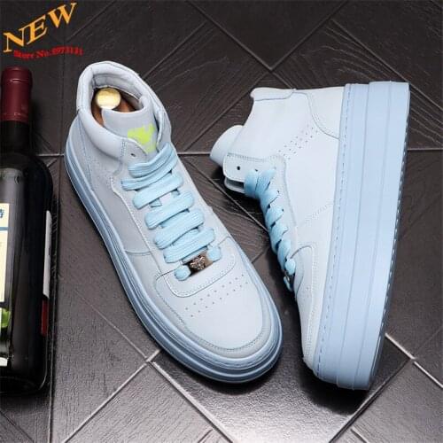 Autumn New Men Sneakers Casual Platform Shoes Hip Hop high tops shoes Zapatillas Hombre