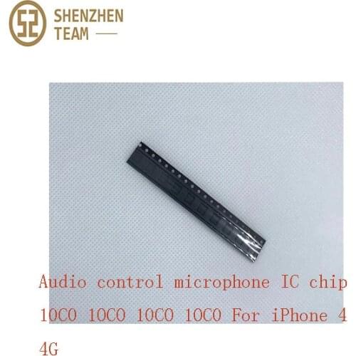 SZteam 3pcs/lot For iPhone 4 4G audio control microphone IC chip 10C0 1OCO 10CO 1OC0