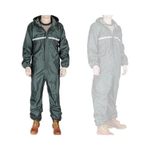 Fashion Waterproof and oil proofdust proofsprayspray paint motorcycleeven capConjoined raincoatReflective design more secure