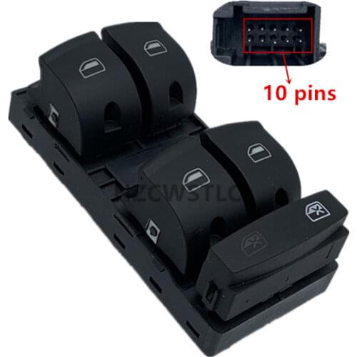 New For Audi A3 A3 Sportback A6 C6 Sedan Q7 4F0 959 851 4F0 959 851A 851C Electric Power Window Master Control Switch Button