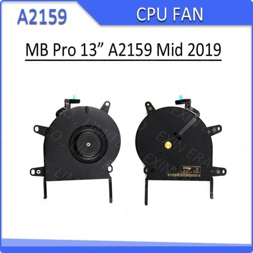 Laptop New A2159 CPU Fan for Macbook Pro Retina 13.3" A2159 Cooler Cooling Fan Replacement 610-00112-A 923-03523 2019 Year