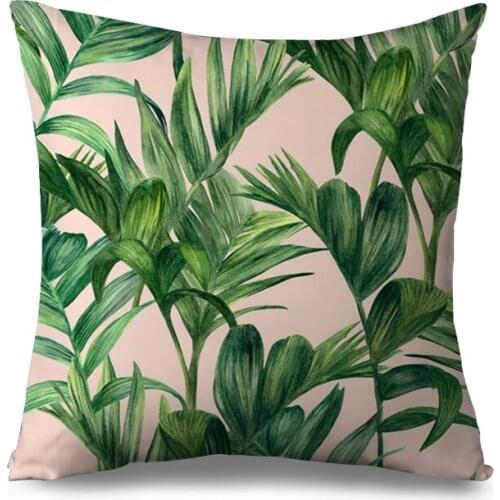 Hot sales wholesale floral Throw Pillow Case Christmas Decor square cotton linen cushion Pillow cover case Protector 18*18in