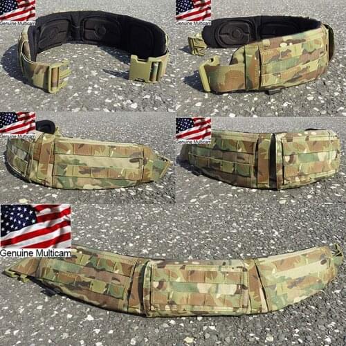 Outdoor Equipment Military Airsoft Tactical Molle Padded Waist Belt Combat Army Battle Multicam Waistband Belt