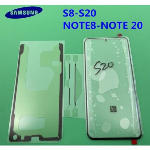 Replacement External Glass Samsung Galaxy S8 S9 S10 S20 NOTE 20 Ultra PLUS LCD Display Touch Screen Front Glass External Lens