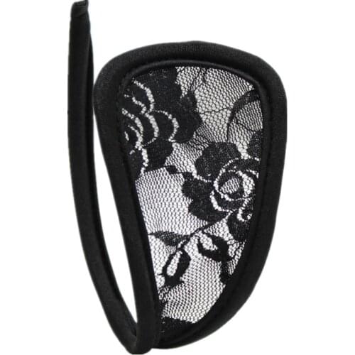 Sexy Womens Flower Lace Crocet C String Thongs Transparent Erotic Panties Invisible Floral Lingerie Underwear woman panties