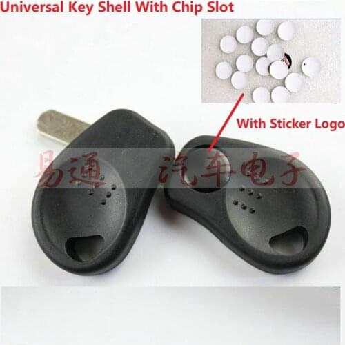 Best Quality 5pcs/lot Universal Car key Shell For All Car Blank key head with Chip Slot DIY fixed firmly without Key blade