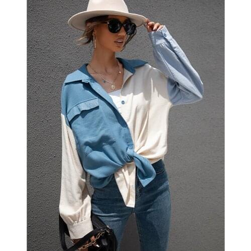 GypsyLady Vintage Asymmetrical Shirt Blouse Autumn Chic Women Shirts Blouse Long Sleeve Oversized Loose Ladies Shirt Tops