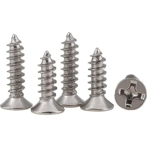 Countersunk Head Screw A4 Stainless Steel Self Tapping Screws M4 5 6