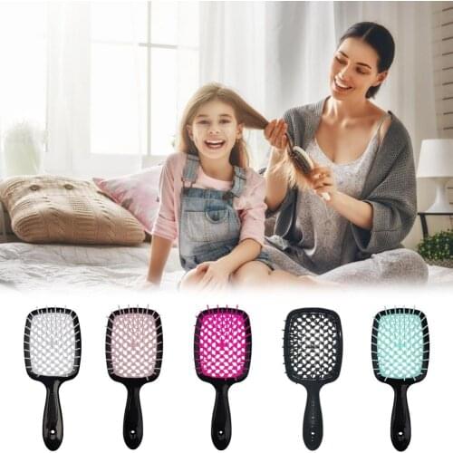 Tangled Hair Brush Salon Hair Styling Tools Large Plate Combs Massage Hair Comb Hair Brushes Girls Ponytail Comb