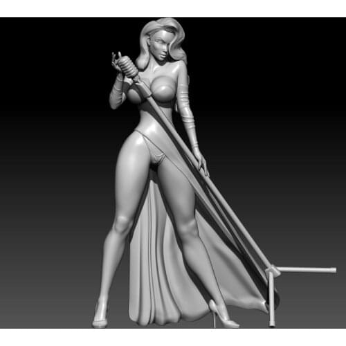 1/24 75mm 1/18 100mm Resin Model Kits Sexy Female Girl Singer Unpainted No Color RW-187