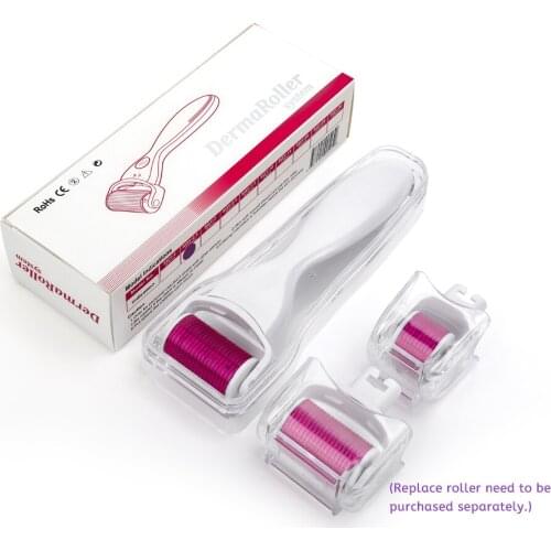 1200 Needles Micro-needle Derma Roller Pure Microneedling 0.25mm Needles Length Titanium Dermoroller Microniddle Roller for Face