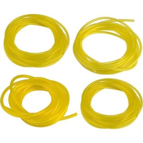 4PCS 4 Sizes Fuel Line Hose Gas Pipe Tubing For Trimmer Chainsaw Blower Tools Oil fuel pipe gasoline for most small engines