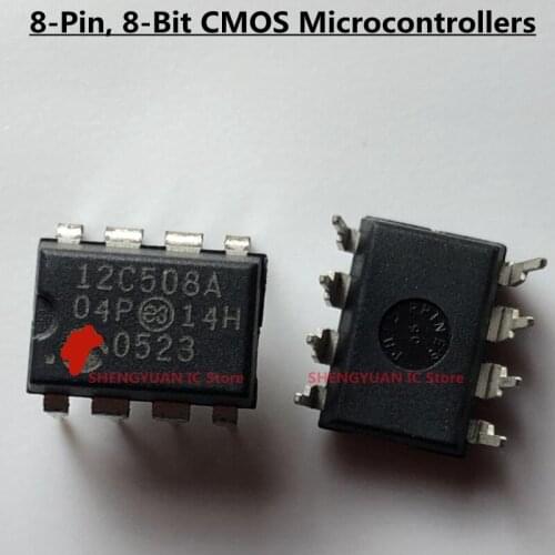 5-10pcs PIC12C508A-04I/P 12C508A DIP-8 PIC12C508A-04I PIC12C508A 8-Pin, 8-Bit CMOS Microcontrollers 100% new imported original