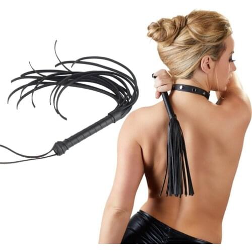 Top Genuine Leather Fetish Horse Whip SM Spanking Flogger Flirting Sex Toys For Couple Adult BDSM Bondage Sex Products
