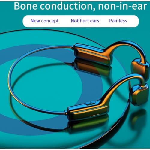 Bluetooth Bone Conduction Speaker Earphone Ear Hook Comfortable Wireless Sports Headphone Bone Vale Guide Bluetooth With Mic