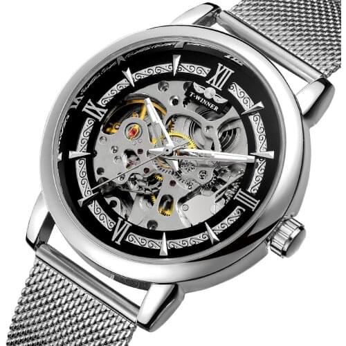 New Watches Men Sports Automatic Mechanical Military Wrist Watch Clock Skeleton Watches Male Relogio Masculino 2020