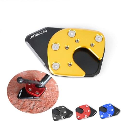 For HONDA X-ADV750 XADV 2017 2018 Side Stand Extension Pad CNC Non-slip Kickstand Protector Enlarger Support Motorcycle