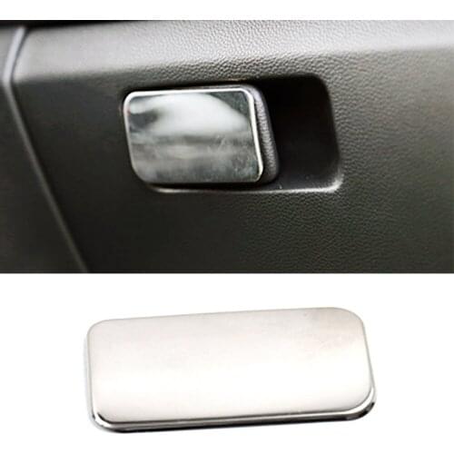 For Hyundai Creta IX25 2016-2018 Glovebox Glove Storage Box Adjust Switch Button Cover Trim Stainless Steel Sticker