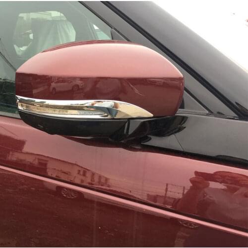 For Land Rover Discovery 5 LR5 2017 L462 ABS Chrome side Rearview Mirror Trim Stripe Overlay Dcorate trims