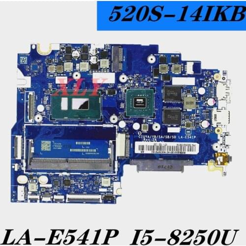 CPU I5-8250U for Lenovo 520S-14IKB notebook motherboard CIUYA/YB/SA/SB/SD LA-E541P DDR4 100% test work
