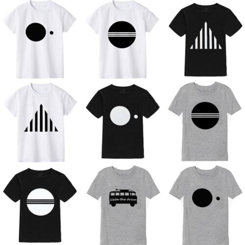 Boys T Shirt Fashion Print Kids T Shirt For Boy Cotton Short Sleeve Baby Girls T Shirt Childrens Clothes 1-10Y 2020 New Summer