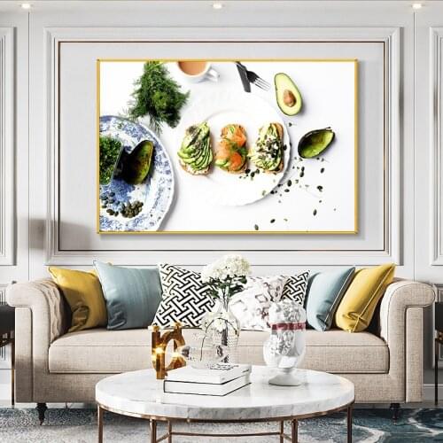 Sushiand Vegetable Kitchen Food Canvas Painting Cuadros Scandinavian Posters and Prints Wall Art Picture Living Room Home Decor