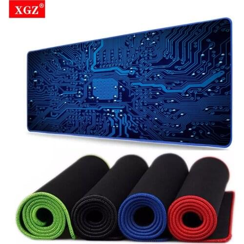 Blue PC Board Mouse Pad Player Peripheral Csgo Accessories Desktop Computer Laptop Mouse Pad Large 400x900mm 300x800mm Non-slip