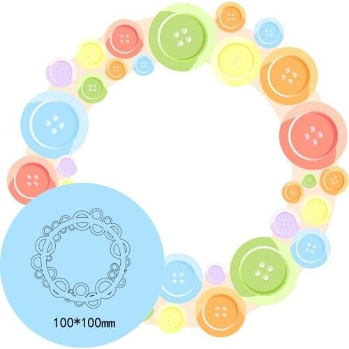 Circle lacework Frame Metal Steel Cutting Embossing Dies For Scrapbooking Stamp Photo Decor Craft new