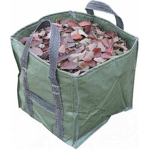 Falling Leaves Collection Bag Garden Tool Garbage Bags Gardening Supplies Big Capacity Durable Pp 60*60*70cm Green Storage