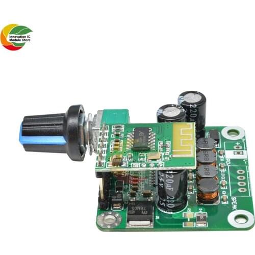 TPA3110 Bluetooth 4.2 Digital Amplifier Module 15Wx2 Dual Channel Class D Audio Stereo Board 8-26V DC for Mobile Speaker