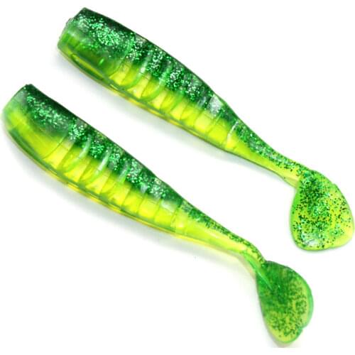 1 PCS Soft Bait Lures 9cm/5g 10cm/8g Bass T-Tail Worm High quality DIY Worm Soft Fish Lure Silicone Swimbait Fishing Tackle