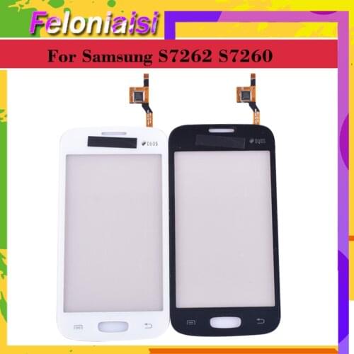 New S7262 for Samsung Galaxy Star Pro S7262 GT-S7262 S7260 GT-S7260 Touch Screen Digitizer Sensor Front Glass Lens